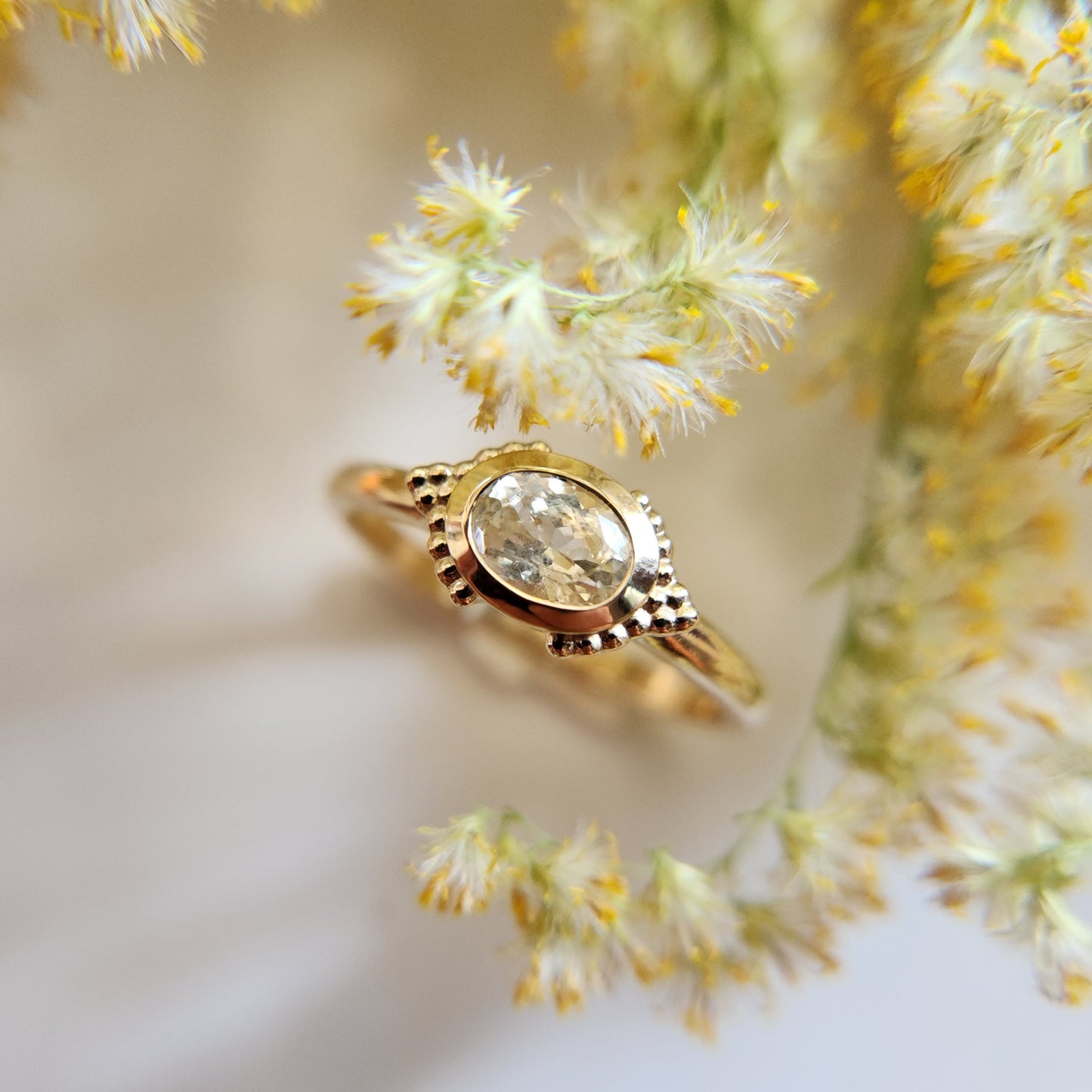 Yellow Sapphire Ring Unique Toronto