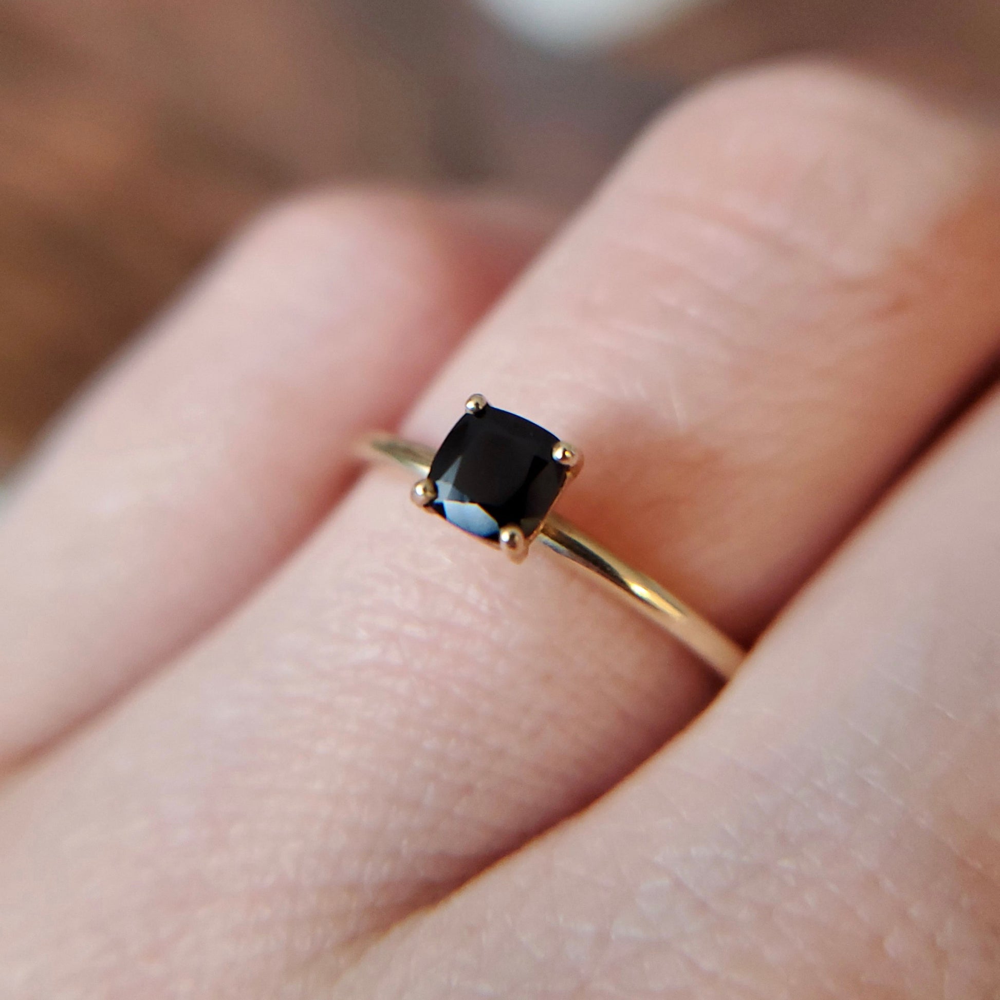 Dainty Diamond Alternative Engagement Ring
