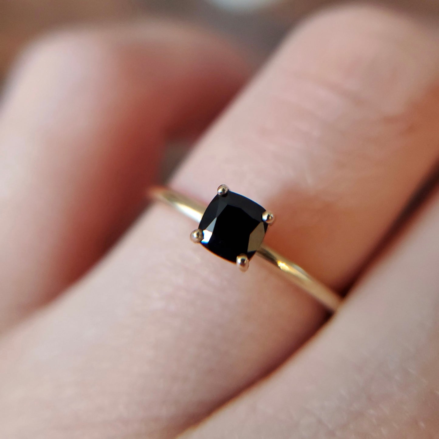 Dainty Diamond Alternative Engagement Ring