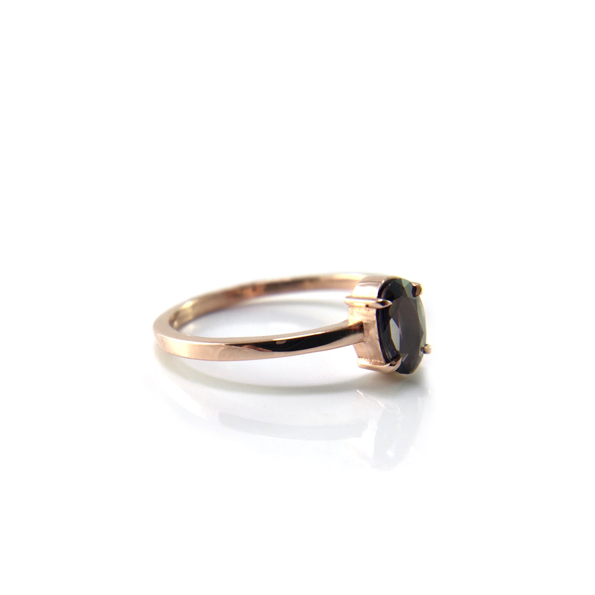 Spinel Solitaire Ring