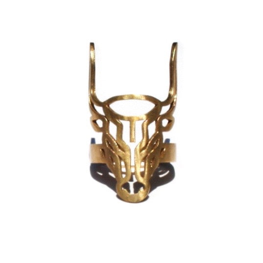 Taurus Bull Head Ring