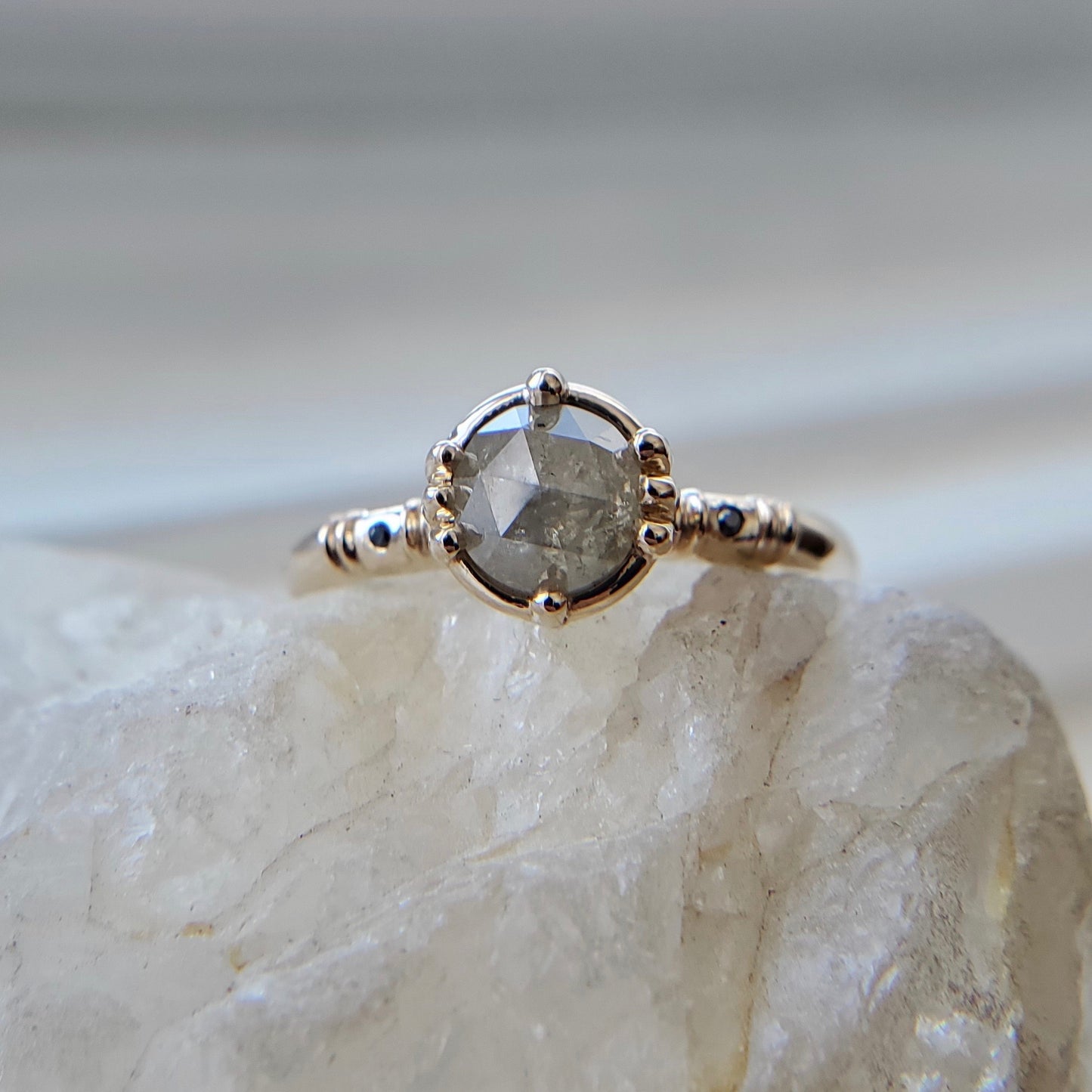 Tyche Grey Diamond Ring